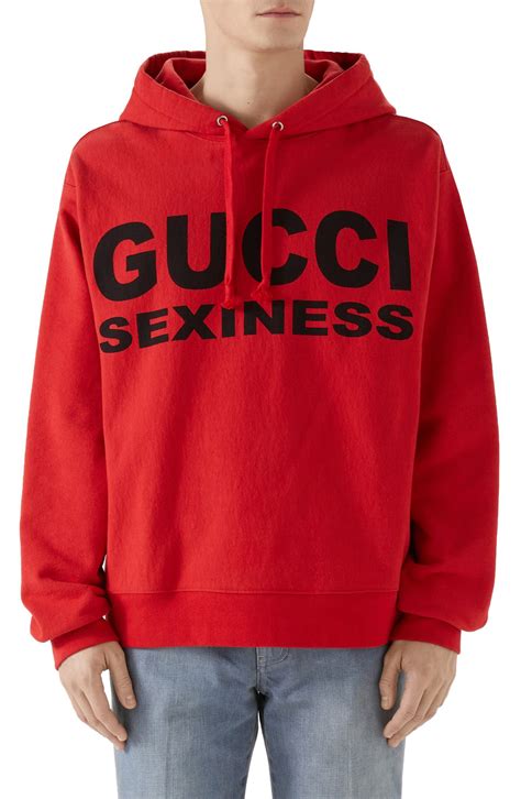 pullover de hombre gucci|gucci sexiness hoodie.